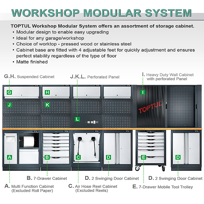 Hệ thống đồ nghề sửa chữa kết hợp